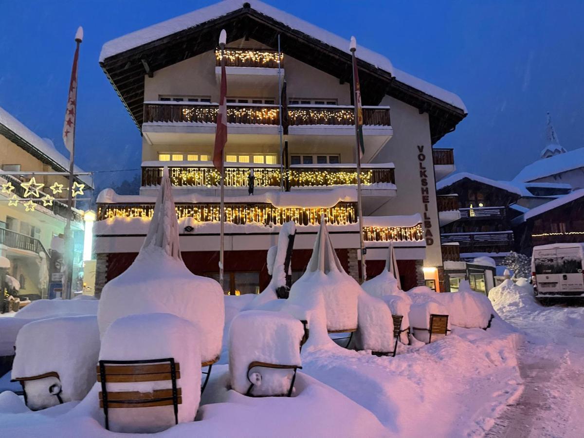 Therme 51° Hotel Physio & Spa Leukerbad Eksteriør billede